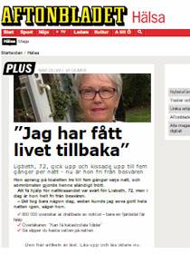 Aftonbladet skriver om nokturi samt intervjuar nokturi-patienten Lisbeth och Netdoktors expert Aino Fianu Jonasson