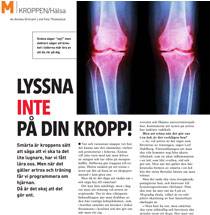 M-magasin om artros och resultat från Netdoktors upplysningskampanj Artroskollen.se